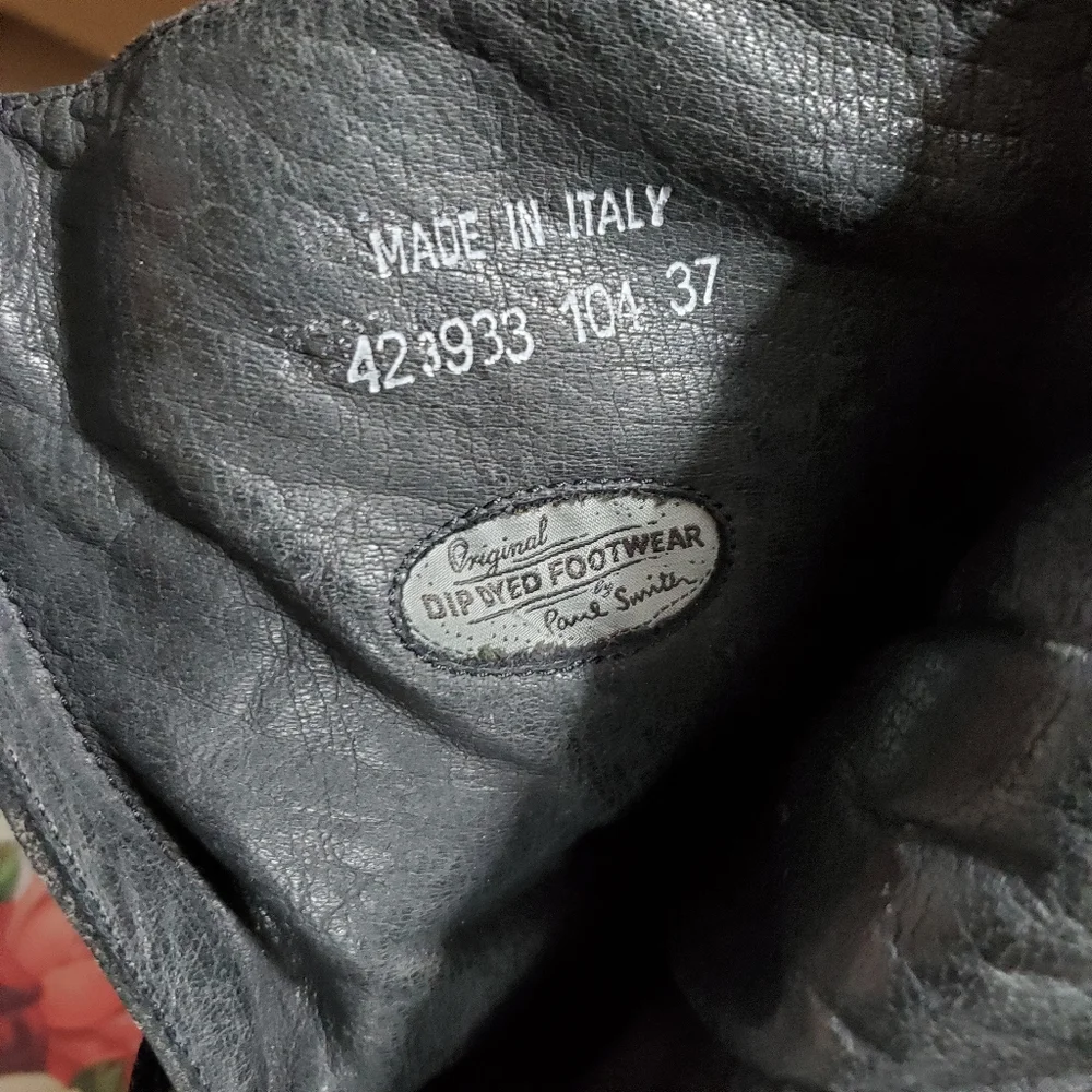 Paul Smith Black Leather Biker Boots - Picture 8 of 10